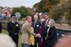 His Royal Highness The Duke of Edinburgh shaking hands with Sarah Price, Head of Locomotion, at Locomotion museum as part of S&DR200 celebrations.