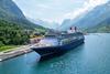 Bolette docked in Olden, Norway
