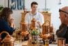 People around the table drinking rum