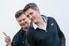 Director Anthony Banks in rehearsals with Tom Chambers for Inspector Morse - House of Ghosts