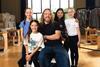 Tim Minchin with Tour Matildas - L-R Olivia I