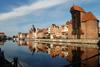 Port city of Gdansk in Poland