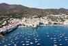 Boats in the harbour of Cadaques, Spain