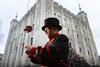 Yeoman Warder with a poppy