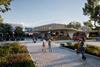 View from car park of LeShuttle terminal transformation