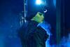 Alexia Khadime as Elphaba in the London production of Wicked the Musical.