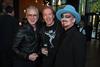 Gary Kemp, Damian Lewis and Boy George pose for photo