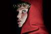 A close up of Little Red Ridinghood in Into The Woods