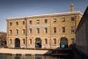 A mockup shown of the royal marines experience beside the dock in Portsmouth
