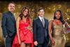 Four members of the cast of The Bodyguard touring production