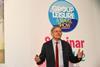 Simon Calder speaking at the 2019 Group Leisure & Travel Show
