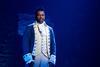 Leslie Odom Jr. as Aaron Burr in Hamilton.