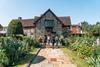 Visitors outside Shakespeare's Birthplace