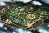 An artist impression of Kynren - The Storied Lands from a bird's eye view