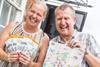 Tourists with the Chester Tourist Map