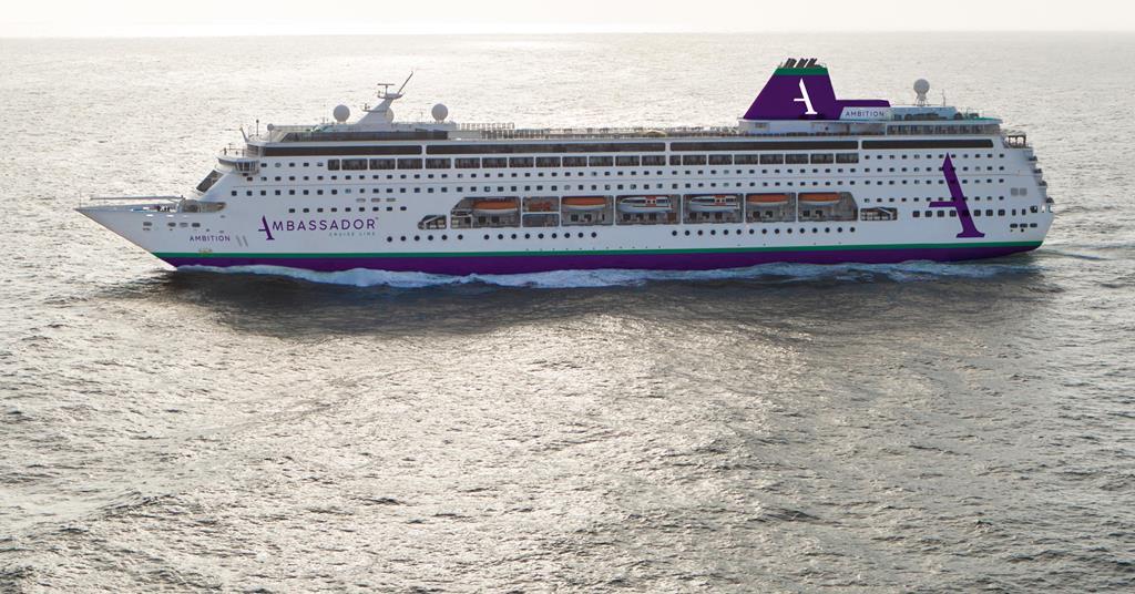 On board Ambassador Cruise Line’s Ambition for Newcastle launch