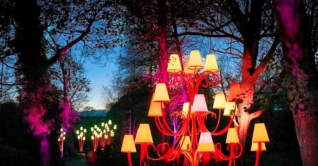 Historic venues show off their Christmas displays for the festive