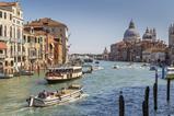 Tourist boats in Venice, Italy