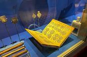 A book of coins as part of The Royal Mint's Coins and the Seas exhibition