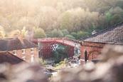 The Iron Bridge in the Ironbridge Gorge