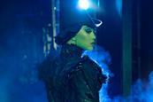 From left: Lucy St. Louis as Glinda and Alexia Khadime as Elphaba in the West End production of Wicked..