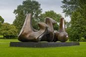 Henry Moore's Three Piece Sculpture Vertebrae 1968-69.
