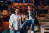 Peter Andre and Sam Bailey Mamma Mia The Party