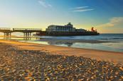 Bournemouth pier on the south coast of England