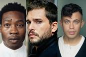 Fisayo Akinade, Kit Harington and Aaron Heffernan all star in the London run of Slave Play
