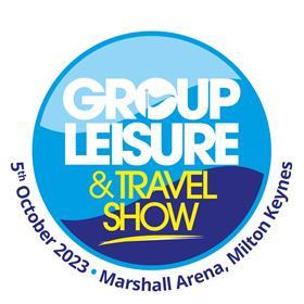 Group Leisure & Travel Show 2023 logo with dates