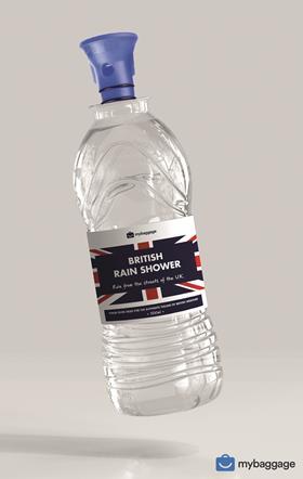 British Rain Water bottle