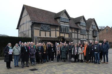 CTA delegates gathered in Stratford upon Avon for a host of Shakespeare fam trips.