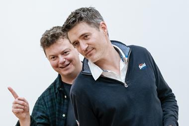 Director Anthony Banks in rehearsals with Tom Chambers for Inspector Morse - House of Ghosts