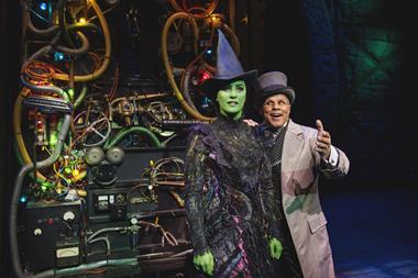 Lucy Jones and Gary Wilmot starred in the 2021 production on Wicked in London