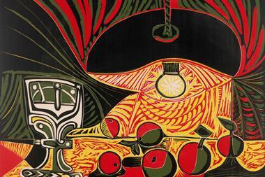 Still life under the lamp, 1962