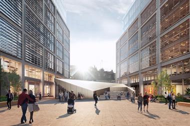 Public realm at The Stage