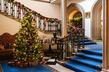 Belvoir Castle at Christmas