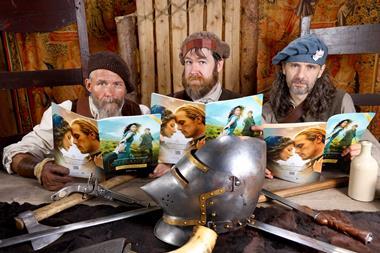 Highlanders for the launch of Outlander Guide