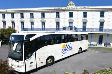 Alfa Travel Coach at the Royal Norfolk Hotel