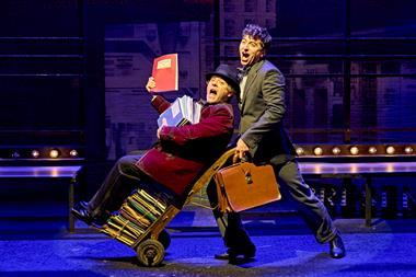 Andy Nyman (Max Bialystock), Marc Antolin (Leo Bloom) in The Producers.