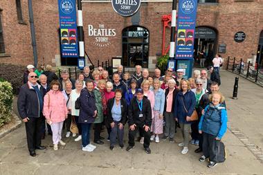 RBSNW Pensioners Social Group on a Liverpool guided walk