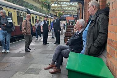 Members of Lincoln Retirees Group at Great Central Railway