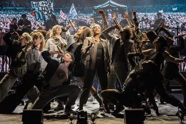 The cast of Just For One Day - The Live Aid Musical.
