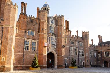 Hampton Court Palace at Christmas