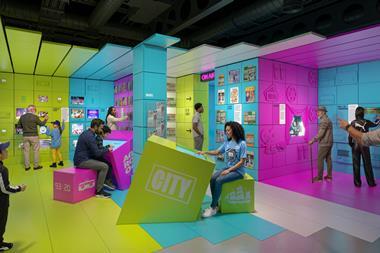 A render of a room within the new Manchester City Museum