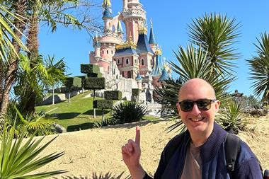 Rob at Disneyland Paris