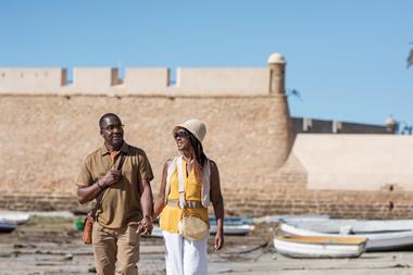 Guests ashore in Cadiz, Spain