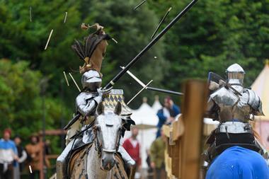 Jousting at Arundel Castle