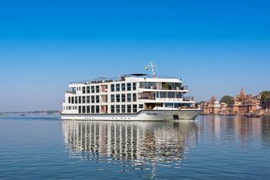 View of Scenic Aura India from the water