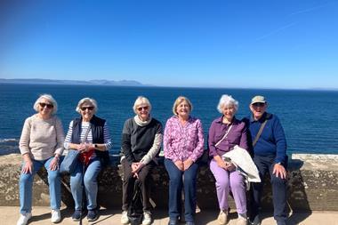 Group on holiday
